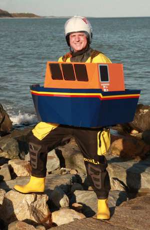 My lifeboat costume for the 2019 Dublin Marathon